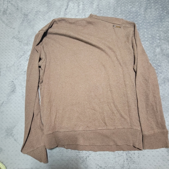 Volcom V Neck Sweater Mens Size XL Brown Casual Skater Emo Pull Over - Picture 3 of 7
